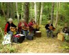 au milieu des bois